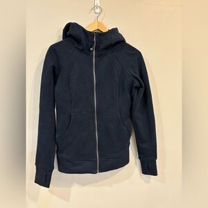 Like New Lululemon True Navy Scuba Hoodie Sz 6